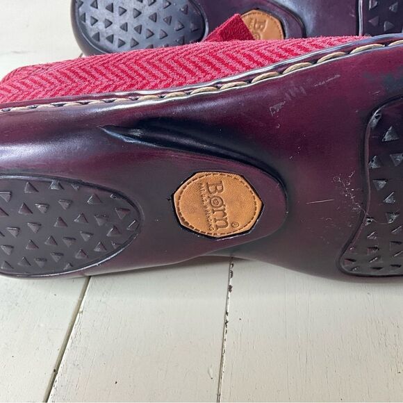 Born Mary Jane Women's Shoes Size 6.5 Herringbone Reddish - Picture 16 of 16